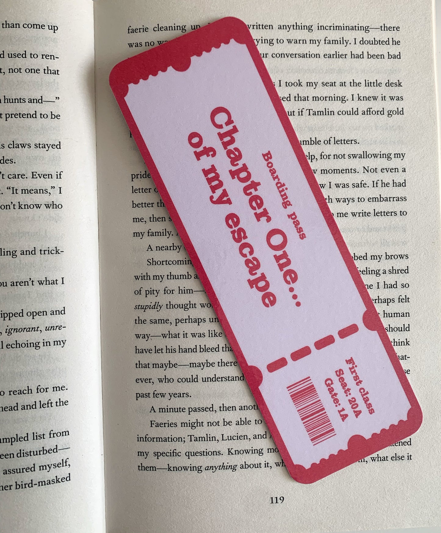 Pink Chapter one Bookmark