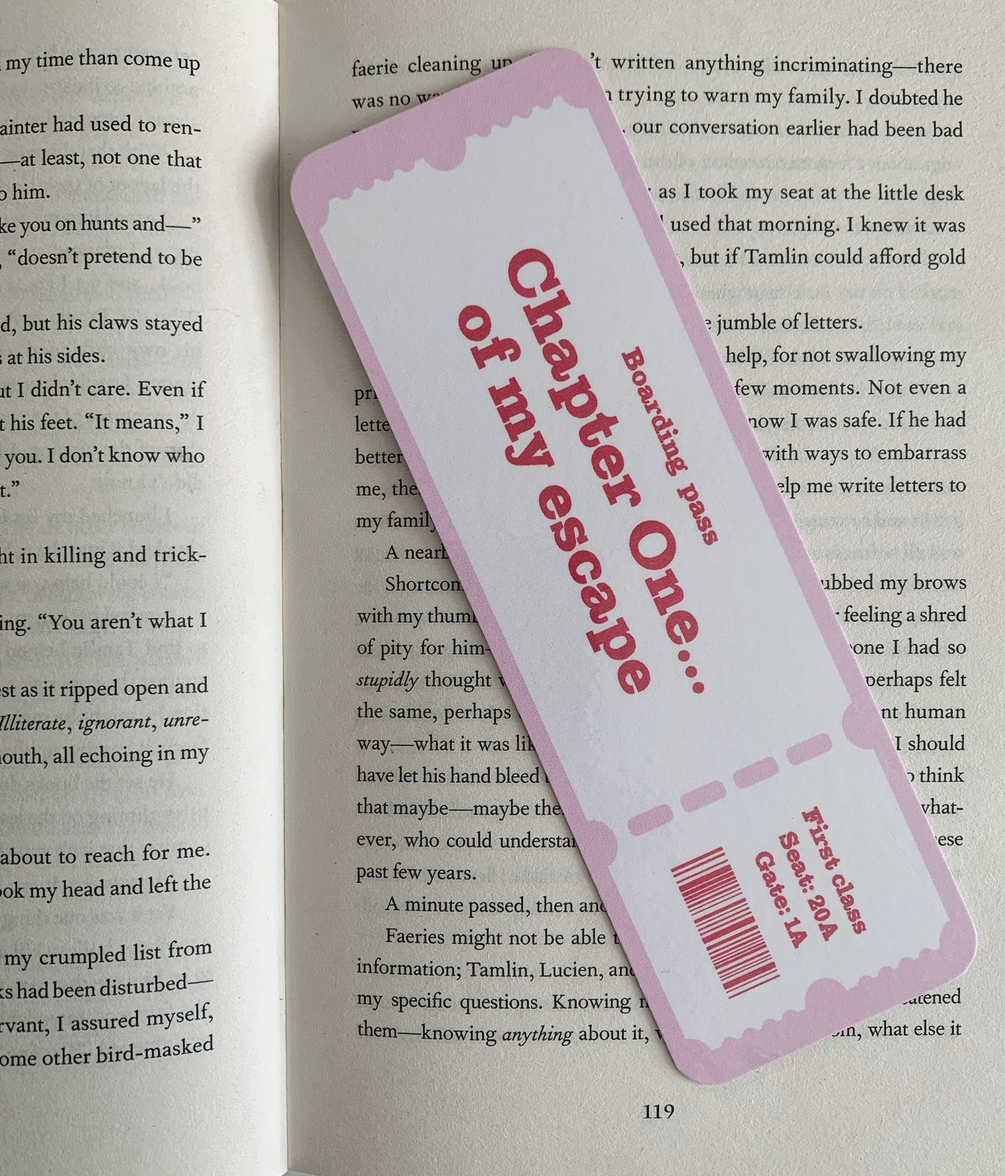 Pink Chapter one Bookmark
