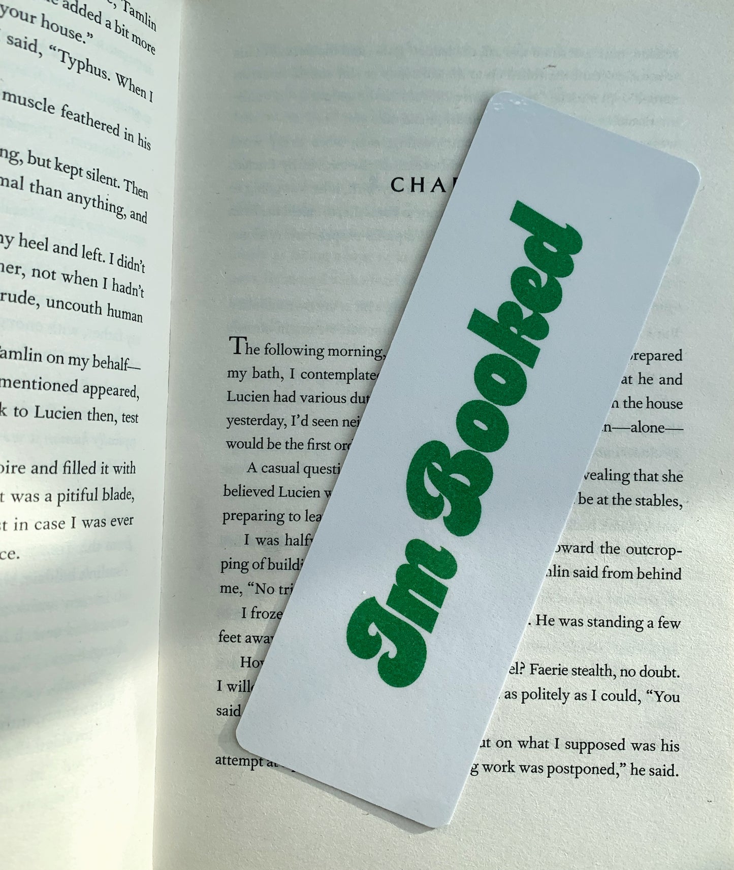 Yellow I’m booked bookmark
