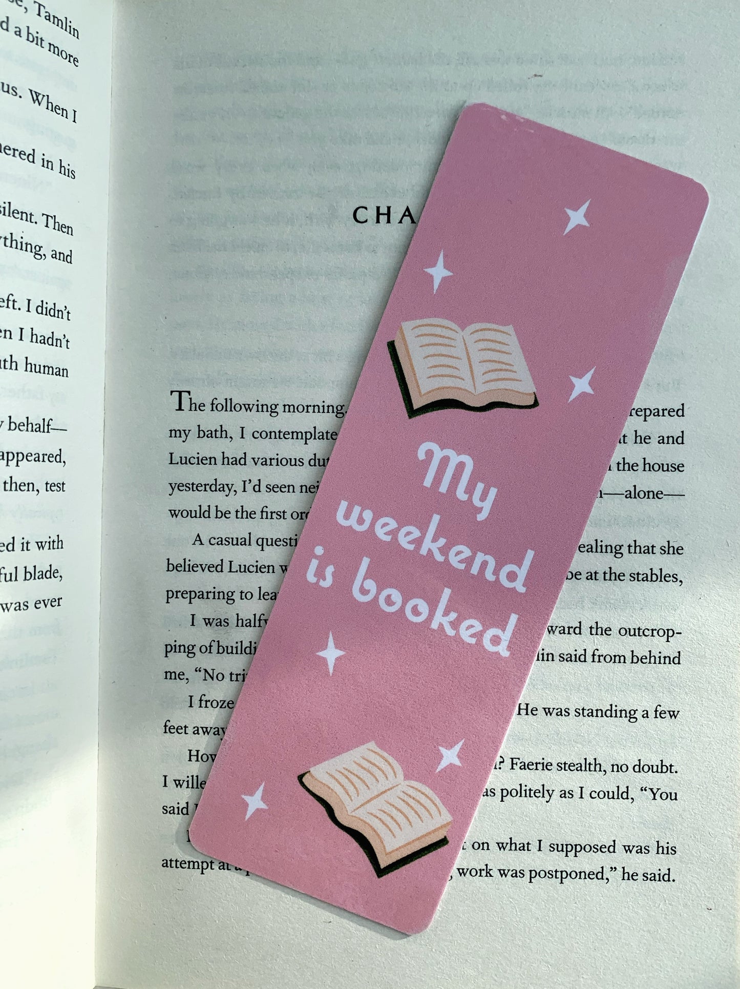 Weekend is booked Bookmark