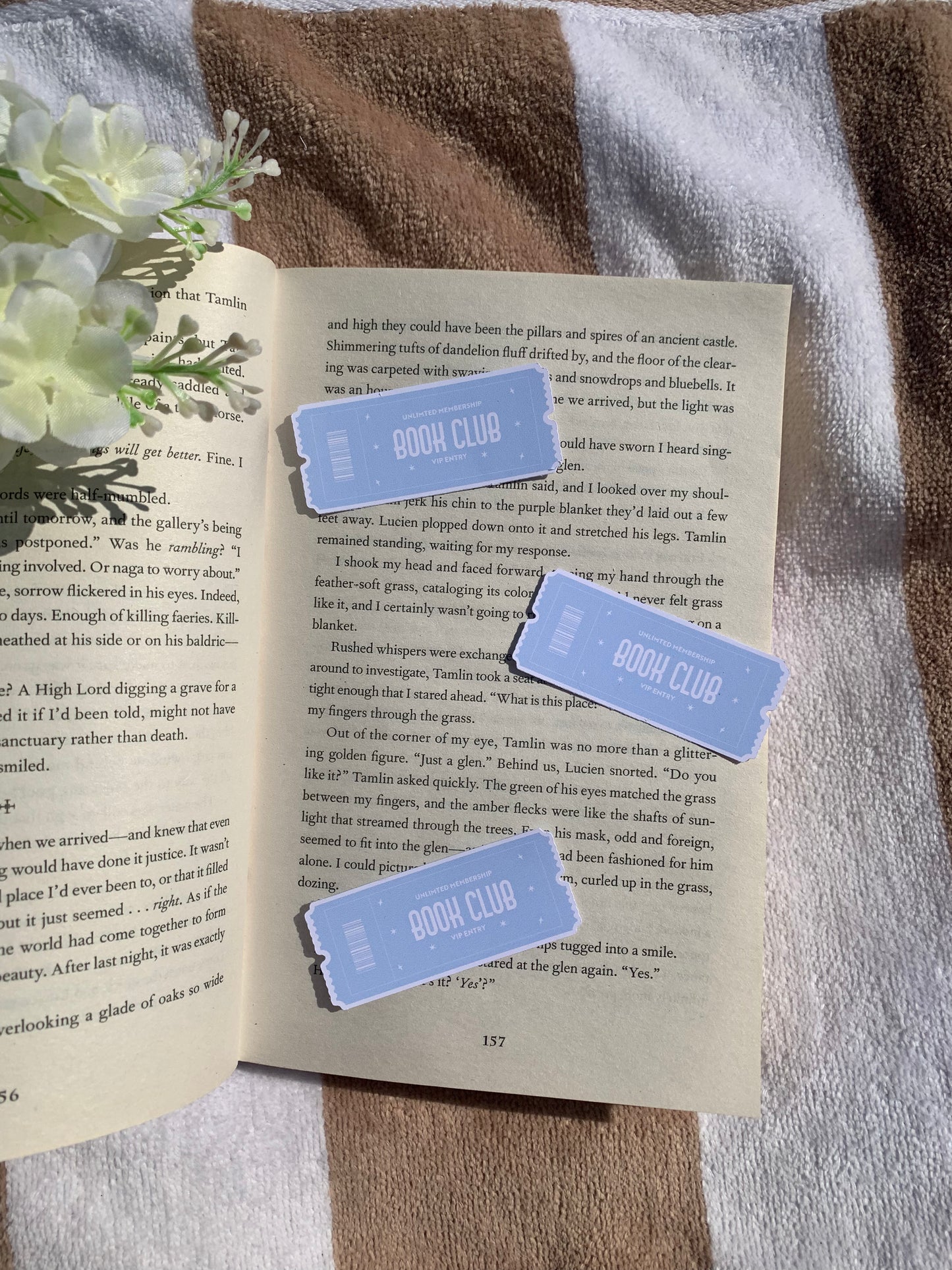 Book Club Ticket Sticker