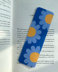 Blue flower bookmark