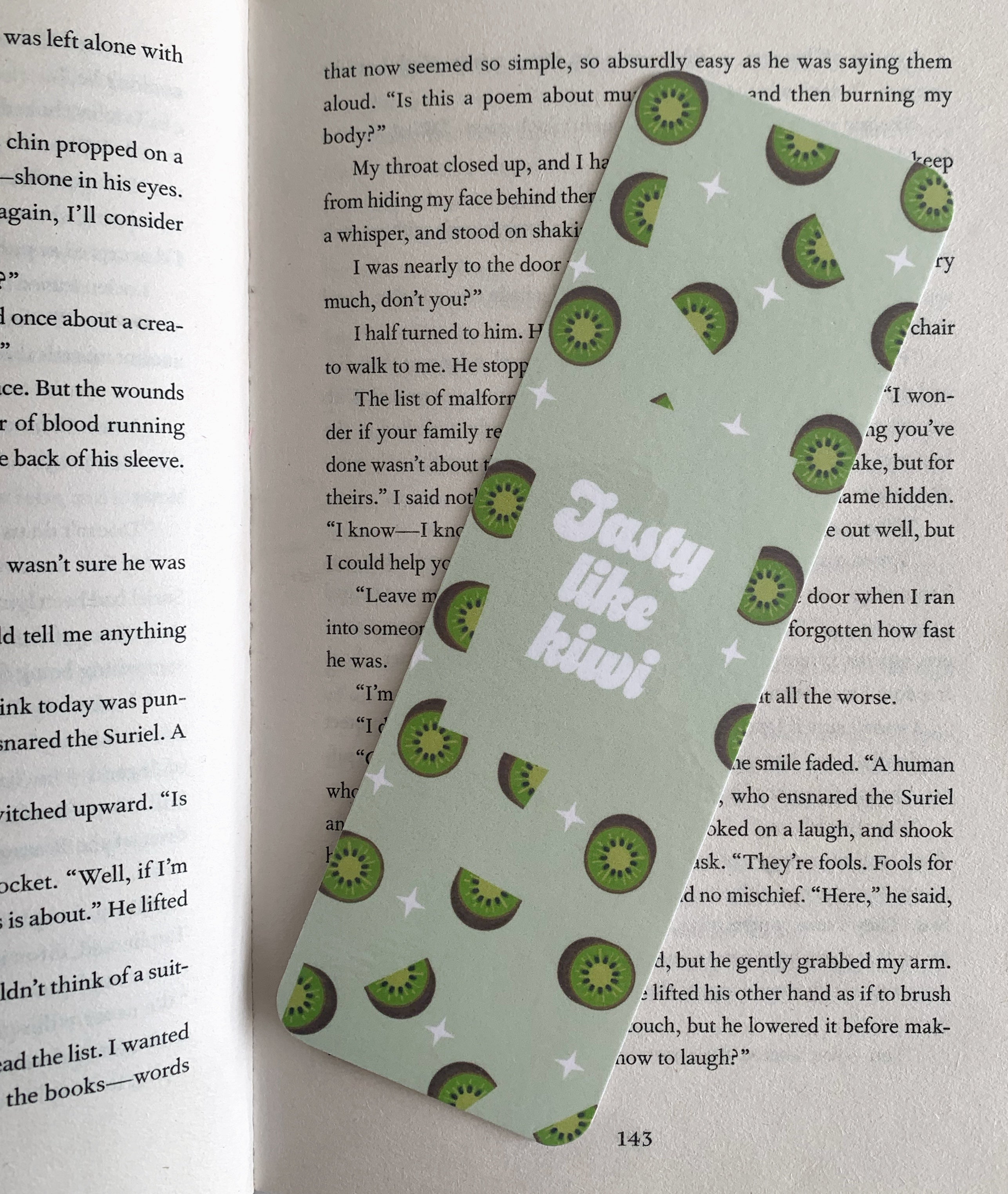 Tasty like Kiwi bookmark