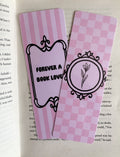 Pink Book Lover & Flower frame Bookmark Bundle