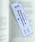 Purple Boarding ticket Bookmark