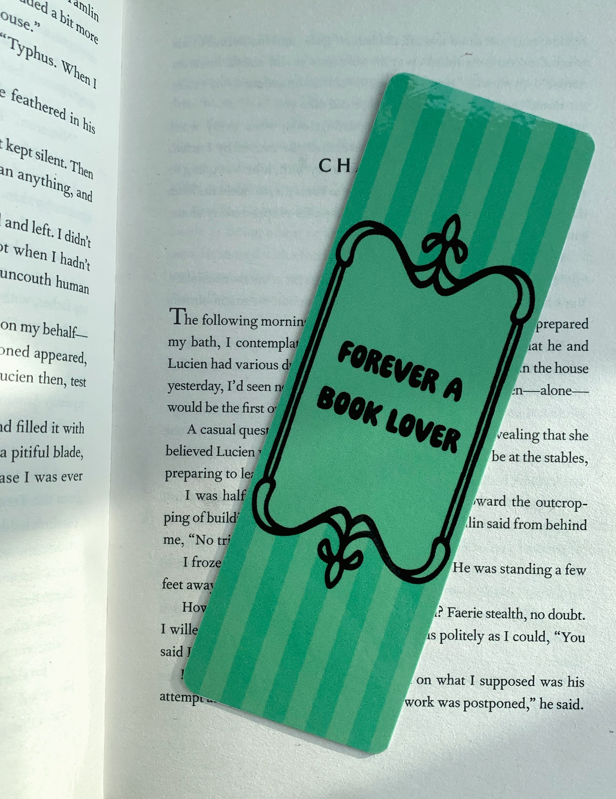 Pink Forever a book lover bookmark
