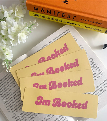 Yellow I’m booked bookmark