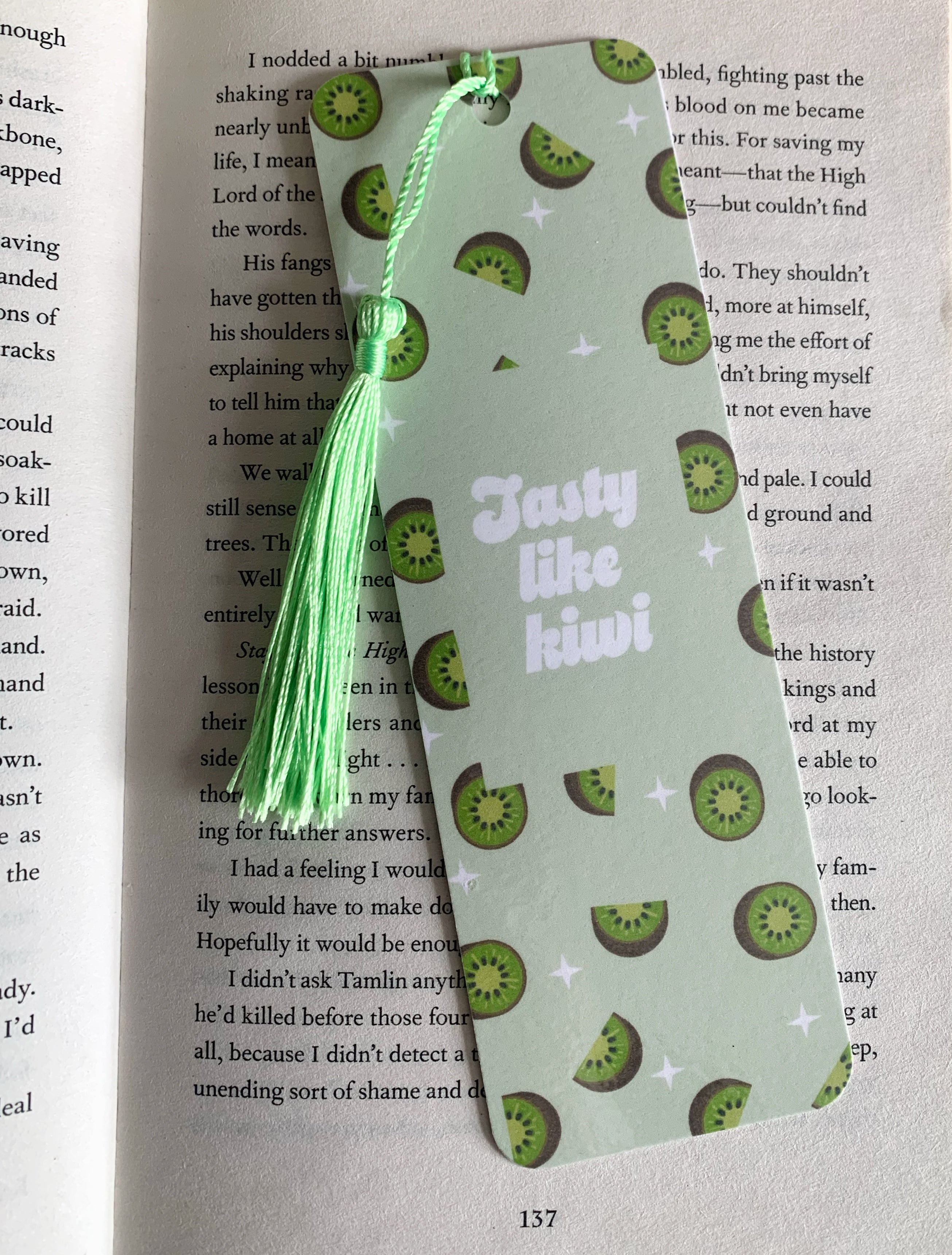 Tasty like Kiwi bookmark