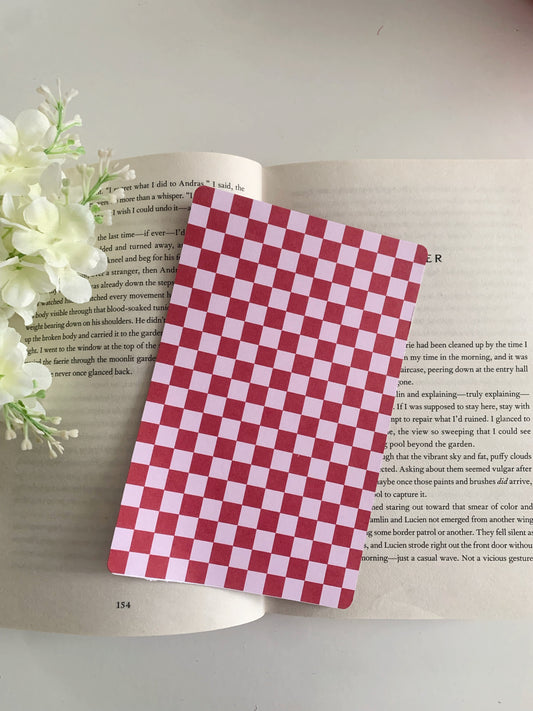 Red Checkered Kindle Insert